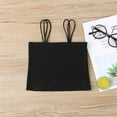thumbnail image 3 of LNMQLPDBS Toddler Summer Tank Tops Girls Sleeveless Solid Color Spaghetti Straps Ribbed Vertical Stripes Tops Baby Girls Camisoles Crop Tops for Kids 12-18 Month Girl Clothes Beach Shirts, 3 of 3