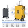thumbnail image 2 of Realistic Bee cute cool yellow Luggage Cover Anti Scratch, Elastic Suitcase Protector Suitcase Covers for Luggage Fits 18-32 Inch Luggage, 2 of 5