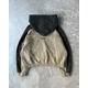 thumbnail image 2 of Sudadera con capucha bordada Y2K para hombre y mujer, abrigo de empalme de gran tamaño, ropa de calle informal suelta, Estilo Vintage, Hip Hop, Harajuku, nueva moda, 2 of 5