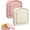 White & Pink, variant on Sandwich Containers, Sandwich Containers for Lunch Boxes, Reusable Plastic Food Storage Sandwich Box with Lid, BPA Free for Family Adults for Office, Camping