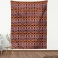 thumbnail image 4 of Ambesonne Cinnamon Color Fabric by the Yard Upholstery, Ethnic Oriental Look, 1 Yard, Ginger Multicolor, 4 of 5