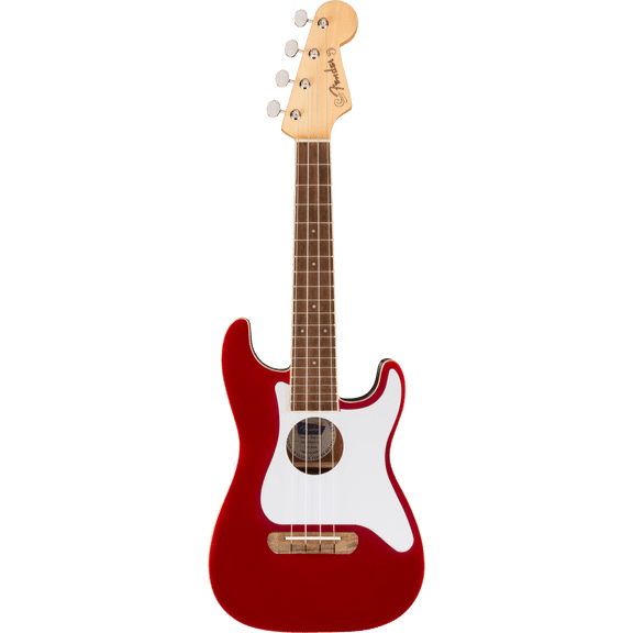 Pre-Owned Fender Fullerton Strat Uke, Walnut FB, Candy Apple Red