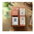 thumbnail image 4 of Travel Cribbage Board Game Set Wood Cribbage Board Faux Leather Case Handy, 4 of 5