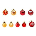 thumbnail image 4 of 44Pcs Christmas Tree Ornaments,Mini Shatterproof Christmas Tree Decorations Hanging Ball for Holiday Wedding Party Decoration Holiday Wedding Party Decoration, 4 of 8