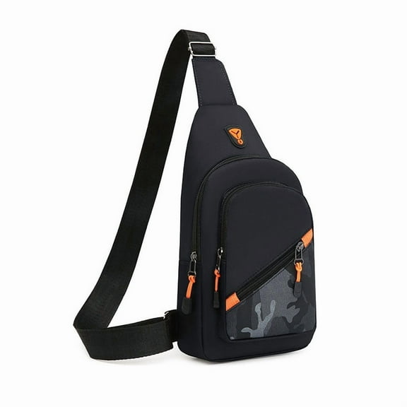 AIGIA Small Sling Bag Crossbody Sling Backpack for Men Women, Chest Bag Daypack Fanny Pack Cross Body Bag for Travel Hiking Outdoors