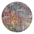 thumbnail image 3 of Unique Loom Starlight Collection Area Rug - Sirius (7' Round Multi/Blue), 3 of 7
