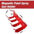 thumbnail image 5 of Magnetic Paint Spray Gun Holder Stand, Holds 4 Gravity Feed, 5 of 7