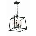 thumbnail image 5 of 2245-BF Crystorama Lighting Sylvan - 4 Light Chandelier-21 Inches Tall and 16 Inches Wide-Black Forged Finish    -Traditional Installation, 5 of 7