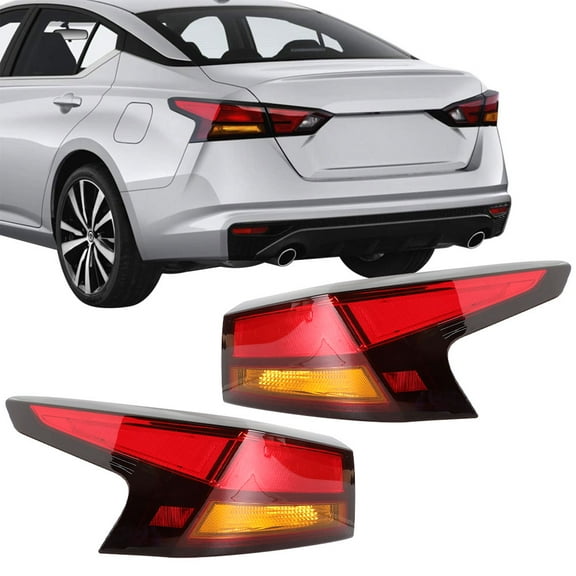 Driver & Passenger Side Outer Tail Lights Replacement for 2019-2020 Nissan Altima Rear Brake Lamps Assembly LH & RH Side NI2804118 NI2805118