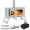 Basic, variant on Portable Hot Tent Stove,Wood Burning Stove for Camping, Tent Stove With View Glass, Large Stainless Steel Camping Stove With 5 Chimney Pipes for Outdoor Heating and Cooking