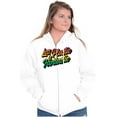 thumbnail image 4 of Earth Day Go Green Reuse Recycle Unisex Fleece Graphic Zip Up Hoodie Brisco Brands 2X, 4 of 5