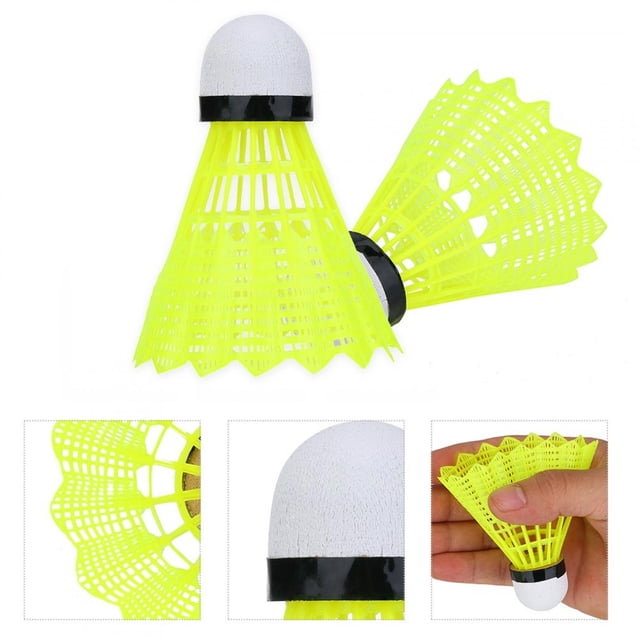 Fugacal Badminton Shuttlecock, Nylon Badminton 6Pcs/Set 100g For Training Accessory For Recreation For Competition For Outdoor Sports For Training