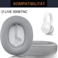 thumbnail image 3 of Almohadillas de repuesto de cuero proteico suave para auriculares inalámbricos JBL Live 500BT/Live 500 BT Around-Ear, 3 of 6