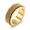 Gold, variant on Men's Spinner Ring, Stainless Steel Textured Rotating Band, Biker Rock Statement Style, US Sizes 7-12, Birthday Gift for Him