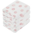 thumbnail image 3 of Dreamtimes 4 PCS Watercolor Pink Dots Washcloths, 12 X 12 Inches Cotton Wash Cloths, Highly Absorbent and Soft Face Towels for Bathroom,Gym,Hotel and Spa, 3 of 7