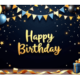 thumbnail image 3 of Yatrandify Colorful Theme Happy Birthday Banner Decorative Design Balloon Decoration Party Backdrop Gift Boxes for Birthday Party Indoor Decoration Event Celebration, 3 of 7