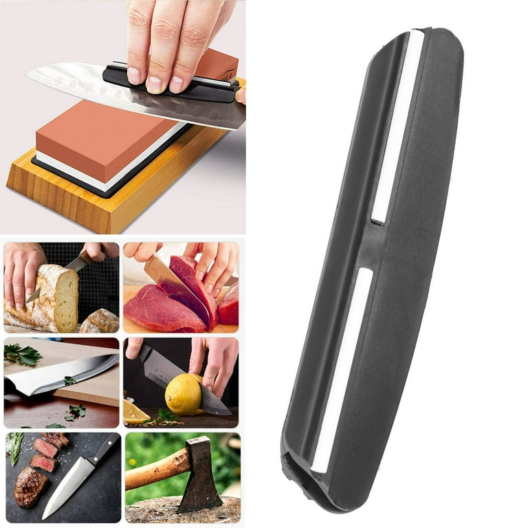  Knife sharpener 15 degrees angle guide knife sharpener  Practical Sharpener Fixed Angle Grinding Auxiliary tools Angle correction  Knife holder,5 pc B: Home & Kitchen