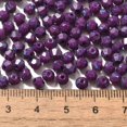 thumbnail image 4 of 1pound Baking Paint Glass Seed Beads Bicone Purple 4.5x4mm Hole: 1.1mm about 6428pcs/pound, 4 of 4