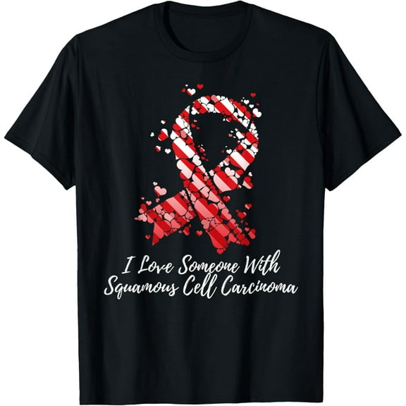 Playful Comfort Tee - I Love Someone With Squamous Cell Carcinoma Awareness T-Shirt