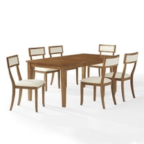 Crosley Furniture Alessia 7-Piece Dining Table Set For 6 In Brown
