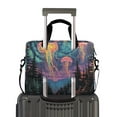 thumbnail image 2 of FORMRS 16" Laptop Bag Carrying Sleeve Case with Handle Travel Shoulder Briefcase, Psychedelic Jellyfish, 2 of 8