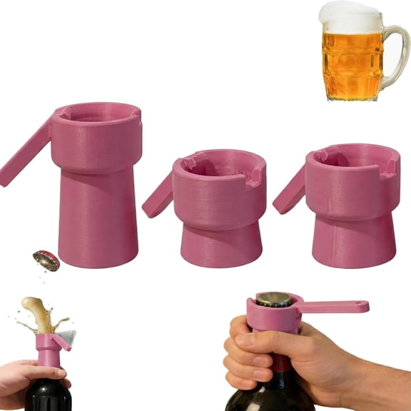 2026 Bottle Blaster, Bottle Cover Opener, Ergonomic Design,Mechanical Ergonomic Gadget, Soda Can And Beer Bottle Opener, Perfect For Parties, Gatherings, And Gifts