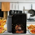 thumbnail image 4 of ZUXONGSY Fall Thanksgiving Air Fryer Cover Dust Cover Small Appliance Covers Protector with Pockets And Handle Turkey Case for Round Pressure Cooker Rice Cooker Thanksgiving Fall Decor, 4 of 7