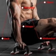 thumbnail image 6 of Pushup Stand, Arm Abs Fitness Machine, Non-Slip for Enhanced Range of Motion, Comfortable Wrist Support for Chest and Triceps Workouts, Durable ABS Material, Bearing 400 Lbs, Indoor Fitness, 6 of 12
