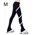 thumbnail image 3 of Naiovety pantalones largos de patinaje sobre hielo medias de spandex pantalones de patinaje pantalones de entrenamiento de equipo amigables con la piel Uniforme atlético Rosa Claro/M Naiovety OD025264-10, 3 of 5
