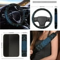 thumbnail image 5 of XYZCANDO Mandala Print Seat Belt Cover Keychain Fender Cover Handbrake Cover Lipstick Cover Trash Can Car Coasters Armrest Cover Car Cushion Cover Steering Wheel Cover Washable, 5 of 7