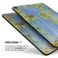 thumbnail image 3 of DesignSkinz Blue Metal with Gold Rust Full-Body Skin Decal Wrap Cover for iPad 7th Gen 10.2”(A2197/A2200), 3 of 4
