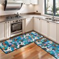 thumbnail image 3 of Kitchen Rugs Sets Of 2,Dog with Pioneer Flower Anti Fatigue Kitchen Mat Rugs Non Slip Washable,Decorative Kitchen Floor Mats for Kitchen,Sink,Laundry,17"x47"+17"x47", 3 of 5