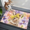 thumbnail image 4 of Easter Bunny 2'x3' Washable Rug, Spring Purple Flowers Scarf Rabbit Pastoral Non-Slip Soft Doormat Area Rugs for Entrance Bathroom Bedsides, Carpet for Kitchen Bedroom, Entryway Floor Mat, 4 of 9