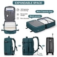 thumbnail image 2 of Carry on Backpack 45L Expandable Travel Backpack Airplane Approved Weekender Bag Water Resistant Laptop Backpack for Men Women DMH, 2 of 7