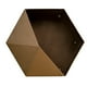 thumbnail image 3 of Estante hexagonal de pared, soporte decorativo para plantas de ventana Marron 30cm, 3 of 9