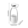 thumbnail image 3 of Jusqu'à 65 % de Réduction sur Tasse à Jus Maison Mini Portable Sans Fil Rechargeable Électrique Mélangeur de Fruits Cadeau, 3 of 9