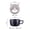 A, variant on Creative Ceramic Cartoon Animal Mug Cute Home Breakfast Mug Office Coffee Mug Couple Water Cup With Lid, Breakfast Morning Mug Coffe Cup,Cartoon Coffee cup-7.44 oz