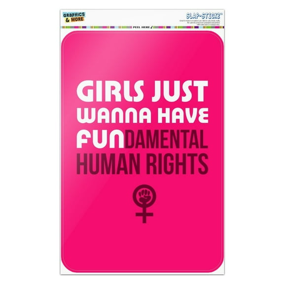 Girls Just Wanna Have Fundamental Rights Home Business Office Sign