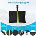 thumbnail image 3 of 10 Pack Boat Cover Sandbags, 800D Marine Grade Polyester Fabric Reflective Sand Bag Mooring Kit, Windproof Boat Cover Weight Bags with Tarp Clip Accessories, 3 of 7
