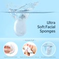 thumbnail image 2 of 50-Count Compressed Facial Sponge,  White Cellulose 100% Natural Cosmetic Spa Sponges for Facial Cleansing, Exfoliating Mask, Makeup Removal, 2 of 8
