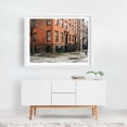 thumbnail image 2 of Clark Street - Brooklyn New York Photography Architecture Street Photography City Vintage Travel Poster Landscape White Framed Wall Art Print 6 x 8 inches, 2 of 3