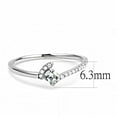 thumbnail image 2 of Luxe Jewelry Designs Women's Pave Ring with Round AAA Grade CZ - Size 5 (Pack of 2), 2 of 4