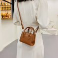 thumbnail image 4 of LHSHID Fashion Small Shoulder Bags For Women Solid Color Pu Leather Mini Crossbody Messenger Bag Female Summer Handbag Purse Totes, 4 of 6