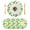 Yellow, variant on Spring Botanical Round 13 Inch Placemats Set of 4, Green Ivy Ferns Oak Leaves Yellow HeatResistant Non Slip Place Mats for Dining Table, Wipeable Braided Kitchen Table Mats for Housewarming