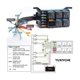 thumbnail image 2 of 12v Relay Fuse Box Prewired Relay Box Automotive With 5pcs 5pin Relays 1pcs 4pin Relay 6 Atc/ Blade, 2 of 5