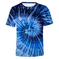 thumbnail image 4 of T Shirts For Men Tie Dye Digital 3D Print Short Sleeve T-Shirt, 4 of 7
