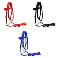 thumbnail image 1 of 3x Caballo Brida Cabeza Ajustable Cabecera Engrosada Accesorios Para, 1 of 8