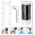 thumbnail image 6 of Water Dispenser, Portable Water Bottle Pump for Universal 3, 4 and 5 Gallon with USB Electric Charging and Automatic Off Switch,Black, 6 of 10