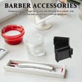 thumbnail image 4 of OULII 1Set Professional Barber Comb Hair Clipper Limit Comb Black Plastic for Hair Cutting Grooming Barbers, 4 of 6