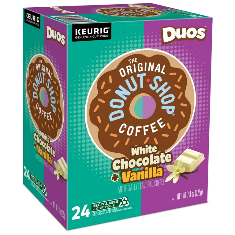 The Original Donut Shop, Duos White Chocolate + Vanilla Medium